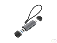 Conceptronic BIAN05G geheugenkaartlezer USB 3.2 Gen 1 (3.1 Gen 1) Type-A/Type-C Grijs (BIAN05G)