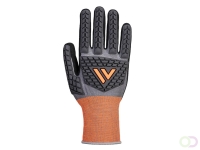 CT Cut D18 Nitril impact handschoen maat M, Grey/Black