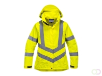 Dames Hi-Vis ademend Jack maat L, Yellow