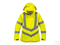 Dames Hi-Vis ademend Jack maat L, Yellow