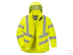 Dames Hi-Vis Winterjack maat L, Yellow