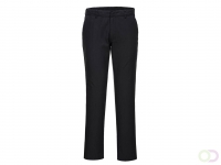 Dames stretch chino maat 28, Black