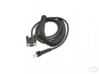 Datalogic CAB-408 RS-232 Pwr Coil 9-Pin Fem 9-Pin RS-232 kabeladapter/verloopstukje