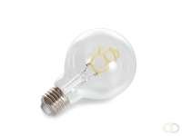 Ledlamp, sneeuwman, decoratief, blauw filament, 2 W, E27, 60 lm, 25000 branduren
