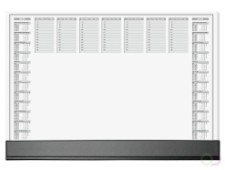 Designonderlegger Sigel Office 26/27 59,5x41cm dag/week- planner 40 vel 80 grams