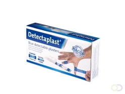 Elastische blauwe textielpleister Detectaplast 180x20mm 100 stuks
