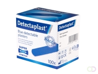 Elastische blauwe textielpleister Detectaplast 19x72mm 100 stuks