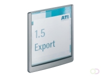 Deurbordje Durable Click sign 149x148,5mm grafiet