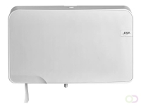Toiletpapierdispenser Quartzline Q5 jumbo klein duo wit 441007