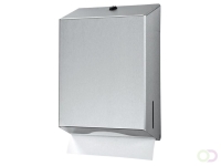 Handdoekdispenser Euro Products universeel groot zilver 438190