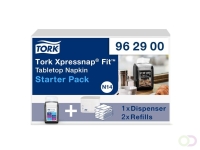 Servetdispenser Tork N14 Xpressnap Fit Signature line startpakket zwart 962900