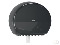 Toiletpapierdispenser Tork T2 Elevation jumbo klein zwart 555008