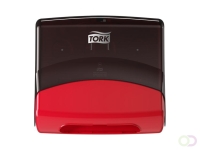 Reinigingsdoekdispenser Tork W4 Performance gevouwen rood 654008