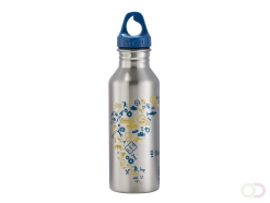 Drinkbeker Step by Step 500ml roestvrij staal blauw/geel