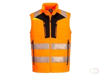 DX4 Hi-Vis Softshell Gilet maat 4XL, Orange/Black