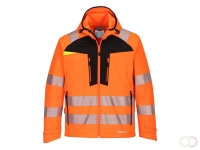 DX4 Hi-Vis Softshell (3L) maat 4XL, Orange/Black