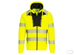 DX4 Hi-Vis Sweatshirt met rits maat 4XL, Yellow/Black