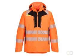DX4 Hi-Vis winterjack maat 4XL, Orange/Black
