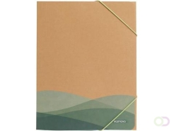 Econovo elastomap met 3 kleppen, A4, kraft