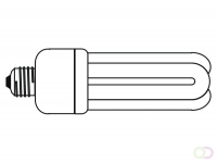 Energie spaararlamp 20 Watt, fitting  E27, 4500 K