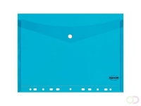 Envelop A4 0.18mm met perforatie en knoop (assorti) PP