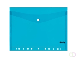Envelop A4 0.18mm met perforatie en knoop (assorti) PP