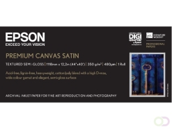 Epson Premium Canvas Satin, 44" x 12,2 m, 350g/m² (C13S041848)