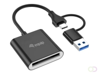 Equip 245461 geheugenkaartlezer USB 3.2 Gen 2 (3.1 Gen 2) Type-C Zwart (245461)