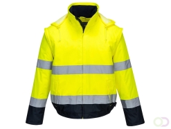Hi-Vis 2 in 1 contrast lichtgewicht jack maat L, "An adaptable functional style offering excellent value for money. This jacket