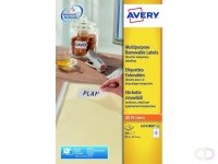 Etiket Avery L4743REV-25 99.1x42.3mm wit 300 stuks
