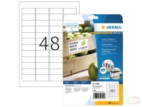 Etiket HERMA Power 10902 45.7x21.2mm wit 1200stuks