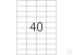 Etiket HERMA 4684 52.5x29.7mm A4 folie transparant mat