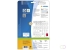 Etiket HERMA 5075 A4 99.1x33.8 mm premium 400stuks wit