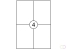 Etiket Quantore 105X148mm 60 stuks