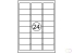 Etiket Quantore 63.5X33.9mm 360 stuks