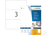 Etiket HERMA 4664 210x99mm geperforeerd wit 300 stuks