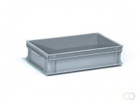 Eurobak  600 x 400 x 145 mm   26 ltr, grijs