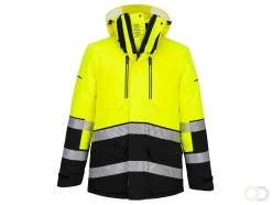 EV4 Hi-Vis Expedition Parka maat XXXL, Yellow/Black