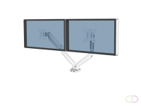 Platinum Series dubbele monitorarm - Wit