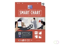Flipoverpapier Oxford smart 60x80cm zelfklevend blanco 90gr 20 vel