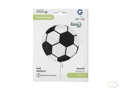 Folieballon voetbal 45cm