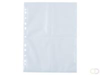 Fotophan zichtmappen 10x15 cm staand wit 250 hoesjes