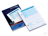 Gespreksnotitieblok Djois Atlanta A6 100 vel wit