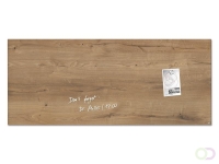 glasmagneetbord Sigel Artverum 1300x550x15mm Natural Wood