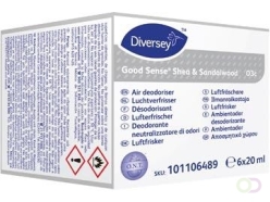 Good Sense navulling voor automatische luchtverfrisser, Shea & Sandalwood, pak van 6 stuks
