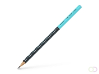 Grafietpotlood Faber-Castell Grip 2001 two-tone zwart/turquoise