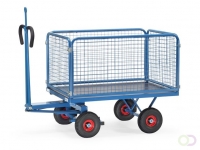 Handtrekwagen 6433 L - trekoog, Laadvlak 1.200 x 800 mm