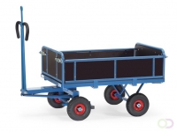 Handtrekwagen 6453 L - trekoog, Laadvlak 1.200 x 800 mm