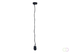 Hanglamp Nextime Beam RVS zwart 200 cm kabel