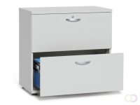 Hangmappenkast MULTI M pro lichtgrijs 2 lades